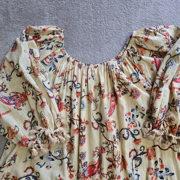 Mira boho oversized paisley tunic size small - Picture 9 of 13